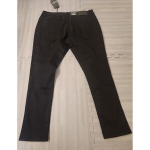 Blu Rock New York Mens Black Denim Straight Leg Jeans 32x30 NWT